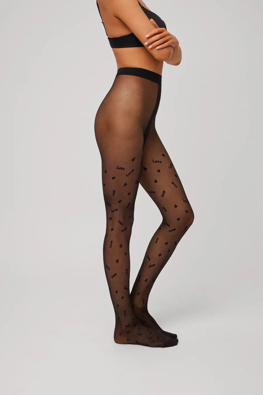 Panty mujer estampado corazones y texto 20 den YSABEL MORA - Imagen 2