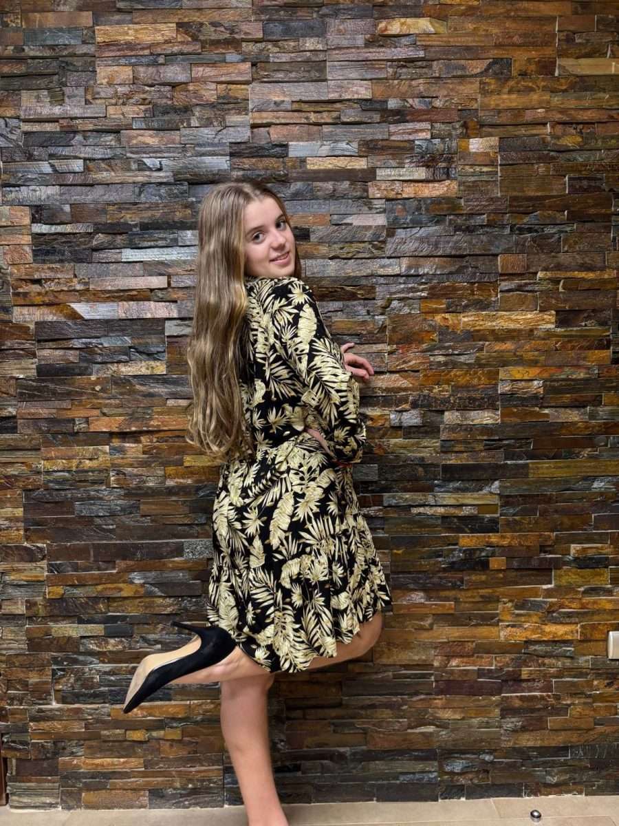 Vestido Camisero Estampado - Imagen 2