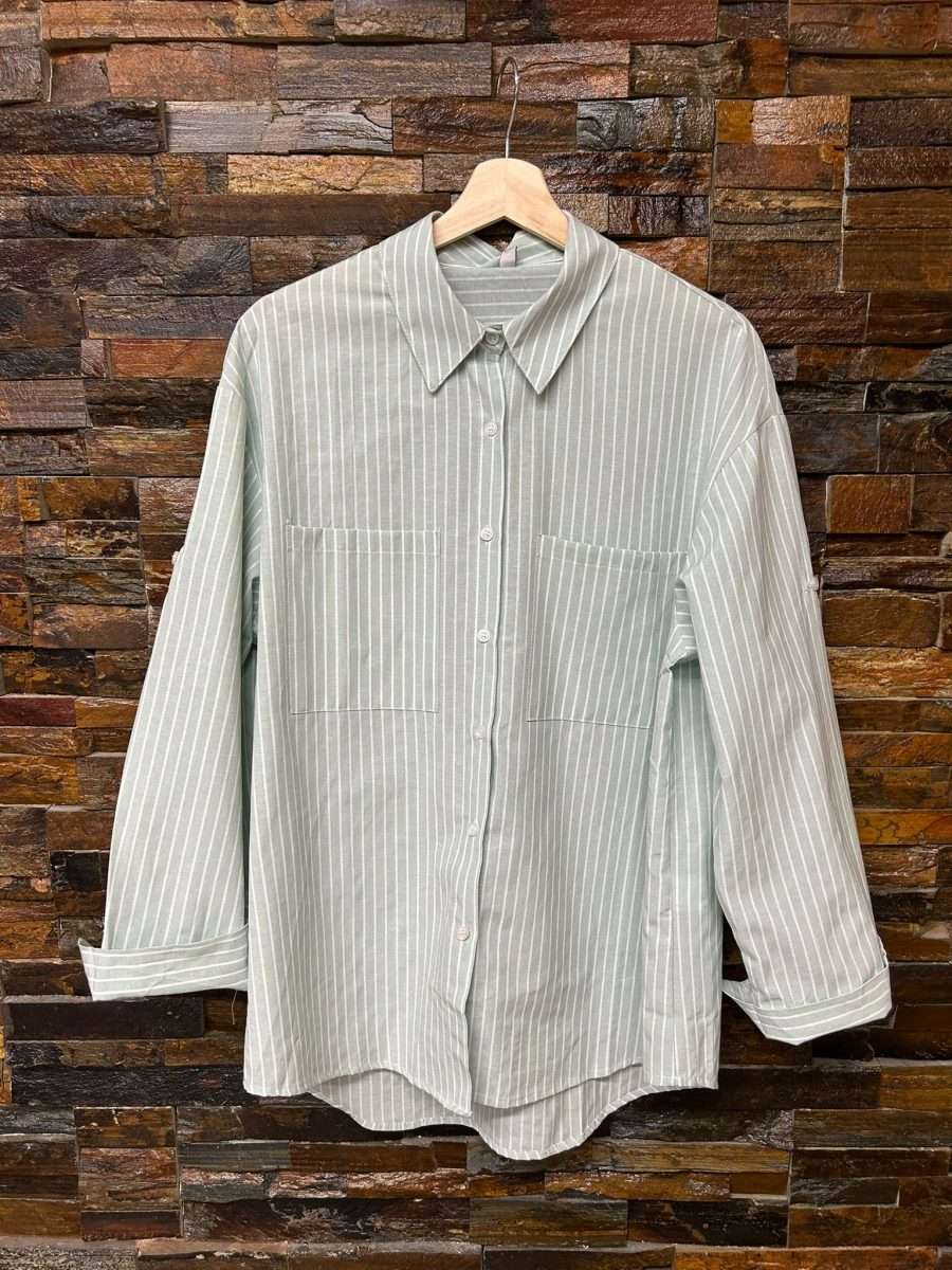 Camisa Verde de Rayas - Imagen 3
