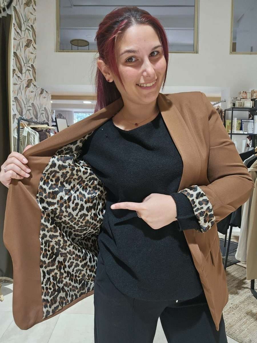 BLAZER ANIMAL PRINT