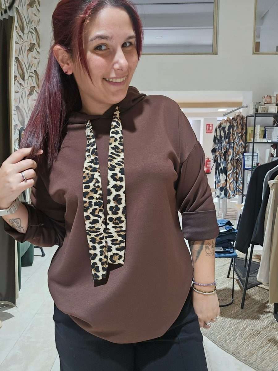 SUDADERA LEOPARDO - Imagen 6