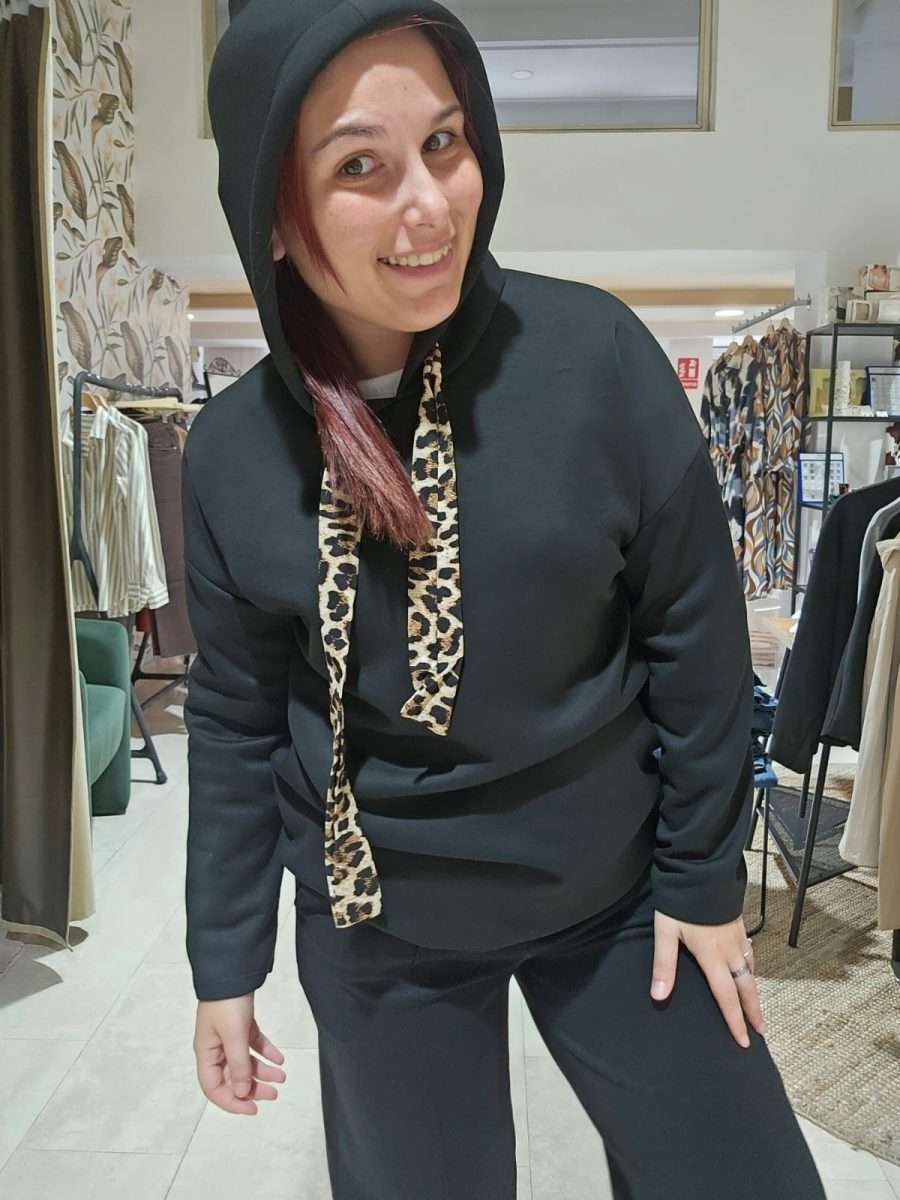 SUDADERA LEOPARDO - Imagen 3