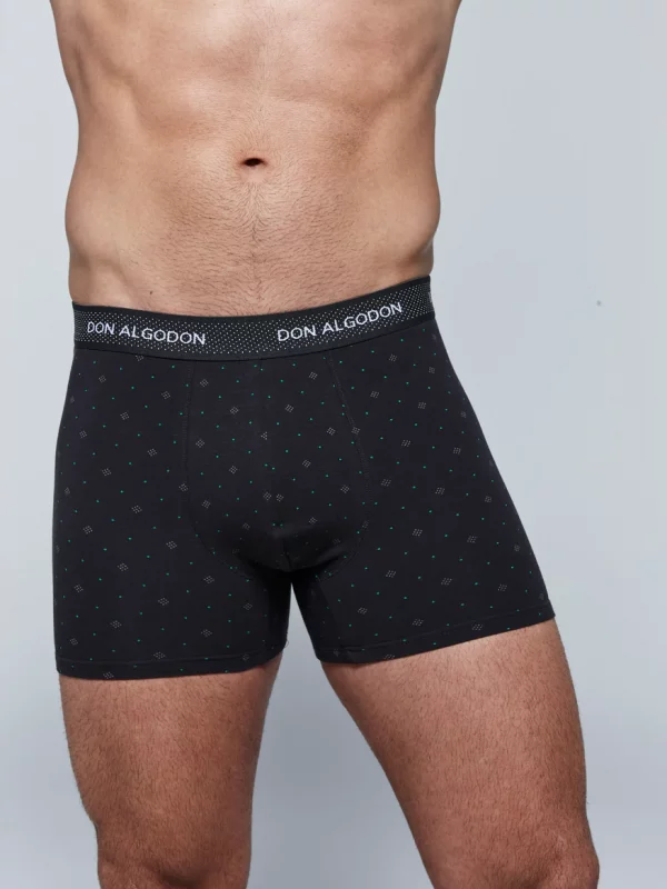 Calzoncillo Bóxer Básico Hombre Algodón - Pack 2