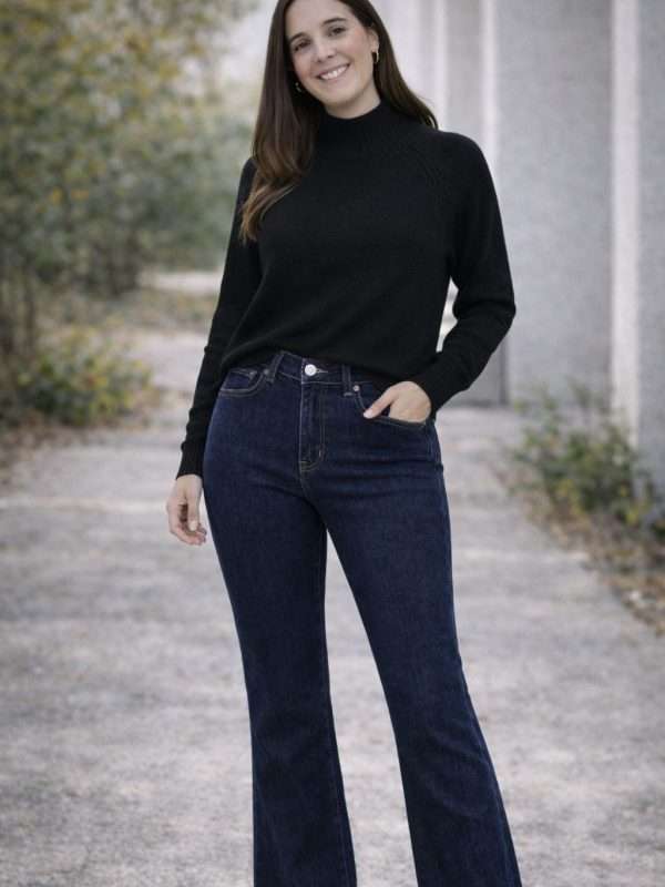 PANTALON FLARE VAQUERO